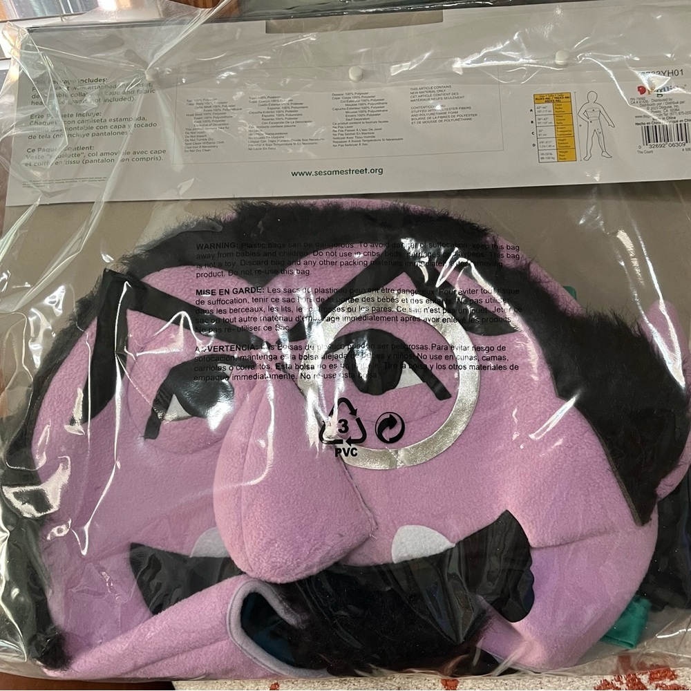 Sesame Street Count von Count Men’s Halloween Costume